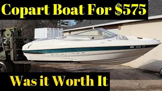 We bought a boat from Copart was it worth the $575 winning bid