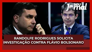 Randolfe Rodrigues solicita investigação contra Flávio Bolsonaro