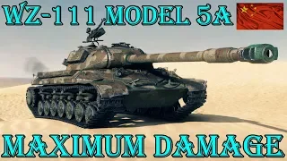 World of Tanks  ● WZ-111 model 5A ● 10000 DAMAGE  ● Sand River