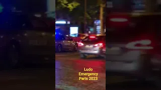 Nouvelle Peugeot 508  BAC 75N En urgence sur les Champs Élysées