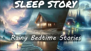 80 Minutes of Rainy Bedtime Stories for Grown Ups | Sound of Rain and Waves