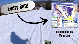A Tour of Appalachian Ski Mountain - Every Run POV!