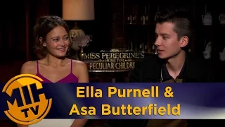 Ella Purnell & Asa Butterfield Miss Peregrine's Interview