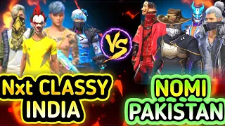 NxT CLASSY (SQUAD) vs NOMI (SUQAD) 😱|| India vs Pakistan 🔥|| Who will win the match 🤔