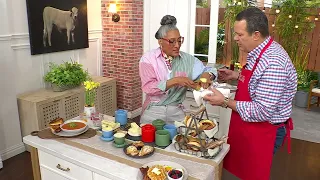 Carla Hall Sweet Heritage Ceramic Butter Keeper on QVC