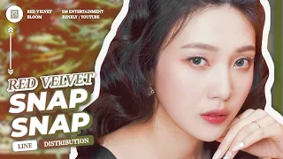 Red Velvet — Snap Snap // Line Distribution // *Read Pinned Comment