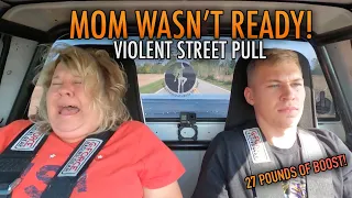 MOM RIDES IN MY 1500HP S-10!