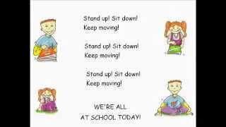 Spotlight 2. Students book. p 21 ex 2 - Were all at school today Song