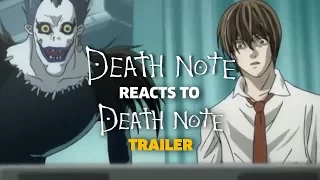 DEATH NOTE reacts to DEATH NOTE Trailer (Parody)