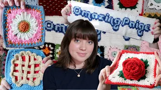 crocheting a blanket with YOUR granny squares!!! (100+ granny squares)