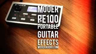 MOOER: PE100 Portable Guitar Effects