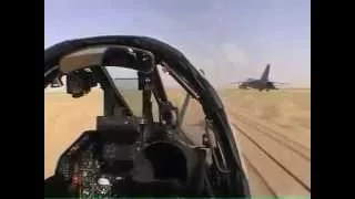 Mirage F-1 Incredible low flying in Chad