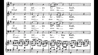 Jesus bleibet meine Freude (BWV 147 - J.S. Bach) Score Animation