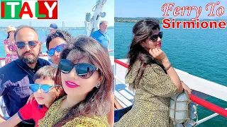 Beautiful Italy 🇮🇹 বাংলা Travel Vlog || Ferry Tour Desenzano del Garda to Sirmione/Lake Garda, Italy
