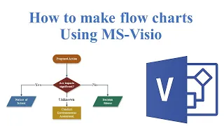 How to make flow charts Using MS-Visio | Microsoft Visio Pro 2019🔥🔥 | in Hindi