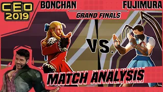 SFV AE Match Analysis: CEO 2019 Top 8 GRAND FINALS - Bonchan vs. Fujimura