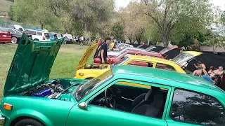 2023 Knox Mountain Show & Shine car show. 1st gen Honda Civics