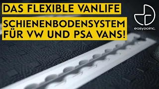 Schienenbodensystem für VW und PSA Vans für maximale Flexibilität