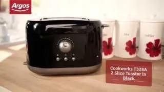 Cookworks T328A 2 Slice Black Toaster Argos Review