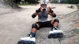 First time Inline skating in a Skatepark with FR3 310! (Lagoon Skatepark, Brunei)