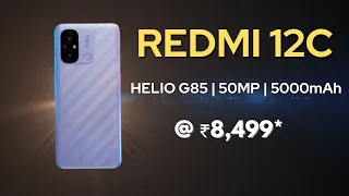 Redmi 12C Review ⚡ The Budget Smartphone King? At Rs.8,499* | Helio G85, 50MP camera, 5000mAh & more