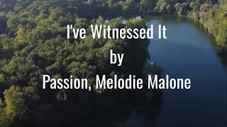 I've Witnessed It - Passion, Melodie Malone (Lyric Video)