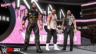 WWE 2K20 Custom Story - THE REUNION OF THE SHIELD At Wrestlemania 36 ft. Goldberg, Reigns