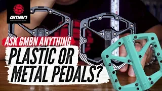 Should I Upgrade My Plastic Pedals To Metal? | Ask GMBN Anything About Mountain Biking