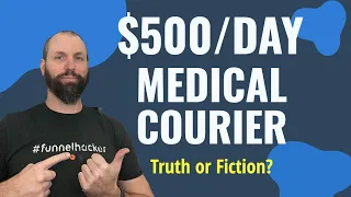 Medical Courier Pay - Can I Make $500/DAY? 💰 #medicalcourier #courier #sidehustle