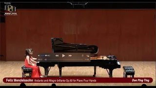 Mendelssohn Andante and Allegro Brilliant Op.92 for piano four hands