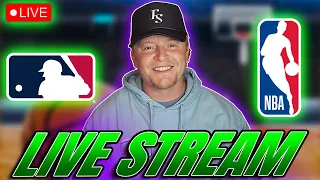 🔴 LIVE: NBA & MLB Player Props Today 4/1/2024 | Finding FREE Player Props