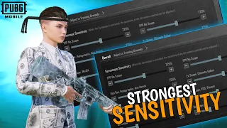 New Best Strongest sensitivity + Control Code For PUBG Mobile 2023 | New 2.7 update 🔥