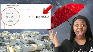 How To Make $2000 PER DAY Posting Rain Videos On Youtube | COPY/PASTE METHOD |Best Side Hustles 2023