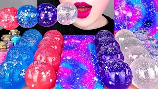 ASMR GALAXY DESSERTS 갤럭시 젤리먹방 GALAXY CANDY, PLANET JELLY, NOODLE JELLY *MOST POPULAR FOOD MUKBANG