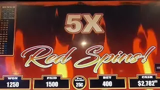 $100 Spins on Searing 777 with Jackpot Handpays #vgt #redscreens #winstarcasino #redscreenbandit