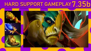 ⭐Elder Titan 30+ K/A! Hard Support Gameplay 7.35b - Dota 2 Top MMR