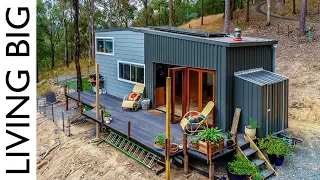 Spacious DIY Off-The-Grid Tiny House