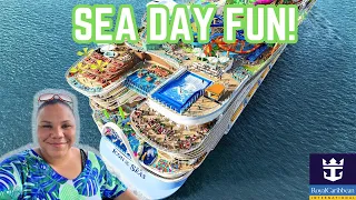 ICON OF THE SEAS! WHAT to do on the WORLD'S LARGEST SHIP on a SEA DAY!|