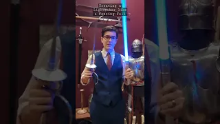 Treating a Lightsaber like a Fencing Foil