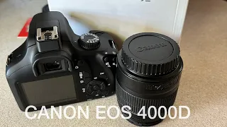Unboxing my new CANON EOS 4000D Camera
