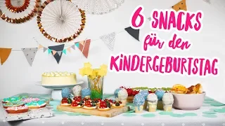Kindergeburtstag Essen: 6 Ideen für Partysnacks (Eng. Subtitles)