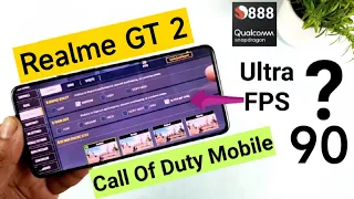 Realme GT 2 Call Of Duty Mobile Highest Graphics Settings Snapdragon 888 💪