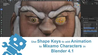 Use Shape Keys to Add Animation to Mixamo Characters in Blender 4.1