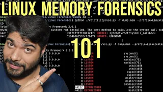 Linux Memory Analysis with Volatility- 101, Compromised Linux System