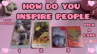 HOW DO YOU INSPIRE PEOPLE 🔮 PICK A CARD #tarot #tarotreading #pickacard #allsigns