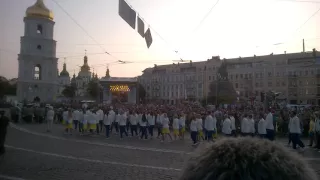 Украинцы провожают свою сборную на олимпийские игры в Рио де Жанейро. Проводы олимпийцев