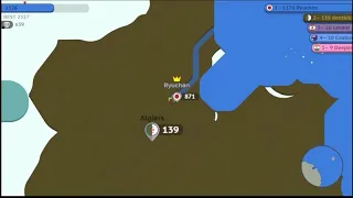 Paper.io (World Conflict) to score 2584 (98th 100%!!!)