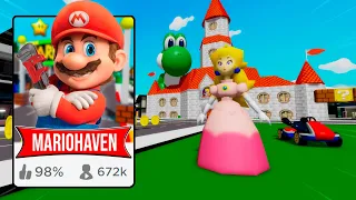 I Created Mario Fake Brookhaven RP Game! (Marathon)