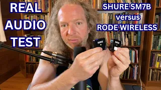 Shure SM7B versus Rode Wireless Go - REAL AUDIO TEST