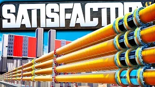 42,000 km Oil Pipeline MEGA Project! - Satisfactory Early Access Gameplay Ep 12